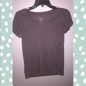 Purple short sleeve top